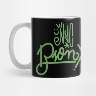 Bronx New York Graffiti Tag by a Wordsmith - Authentic Urban Design Mug